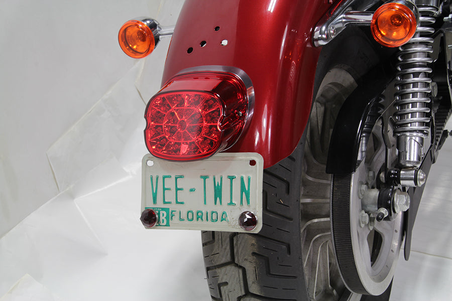 Wyatt Gatling 33-1604 Lay Down Tail Lamp Assembly Red LED