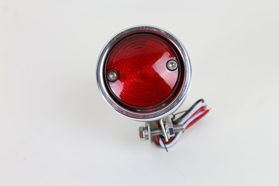 Wyatt Gatling L24-6650C LED bullet tail lamp assembly in chrome finish