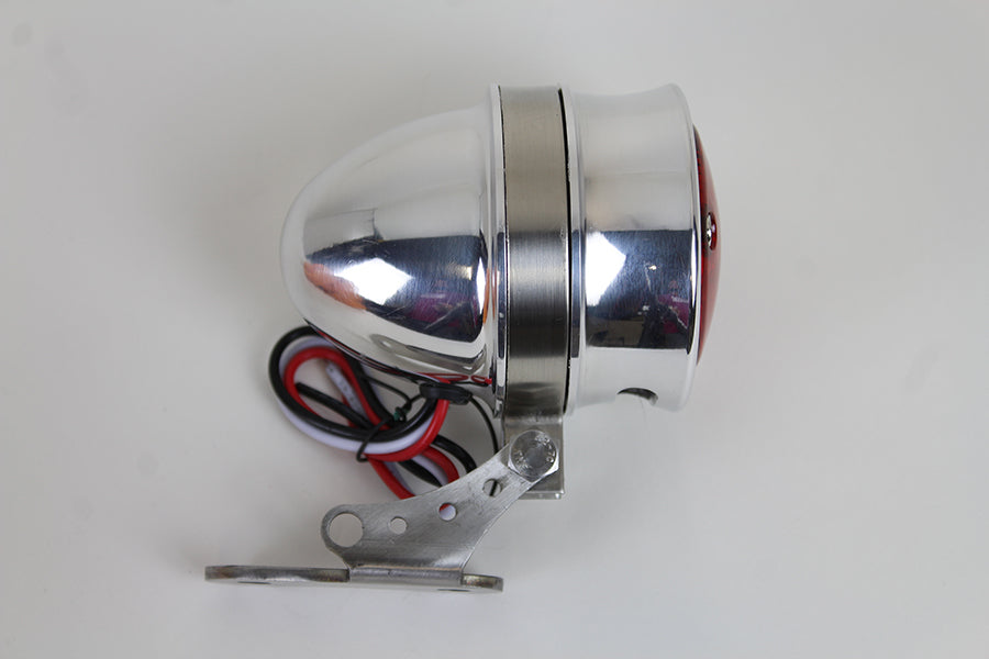 Wyatt Gatling L24-6650C LED bullet tail lamp assembly in chrome finish