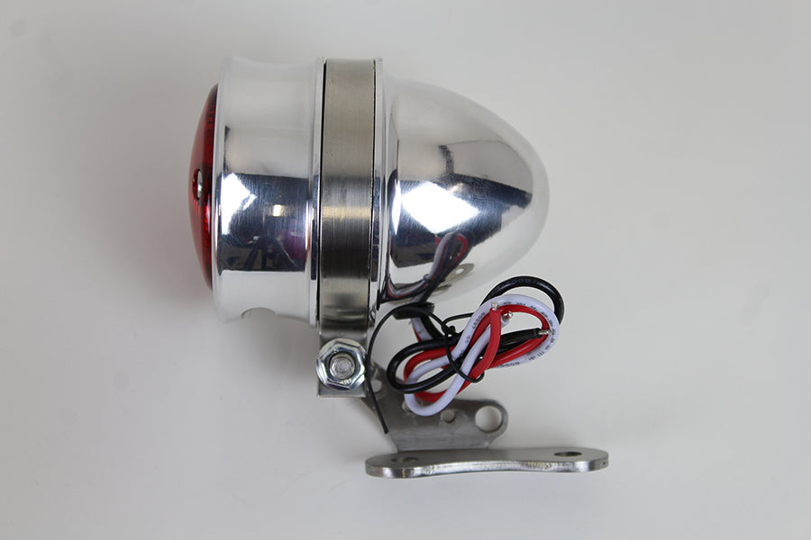 Wyatt Gatling L24-6650C LED bullet tail lamp assembly in chrome finish