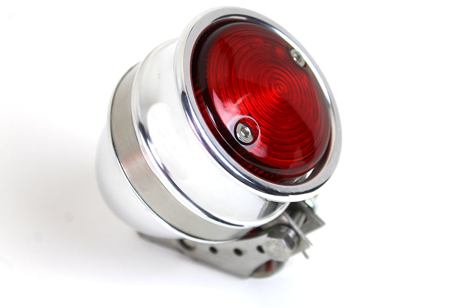Wyatt Gatling L24-6650C chrome LED bullet tail lamp assembly for motorcycle lighting