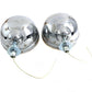 V-Twin 33-1673 12 volt amber spotlamp set with two compact amber lights