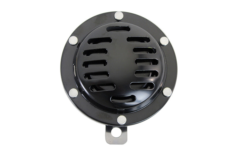 Wyatt Gatling 75331AB universal style 12 volt black horn for automotive electrical systems