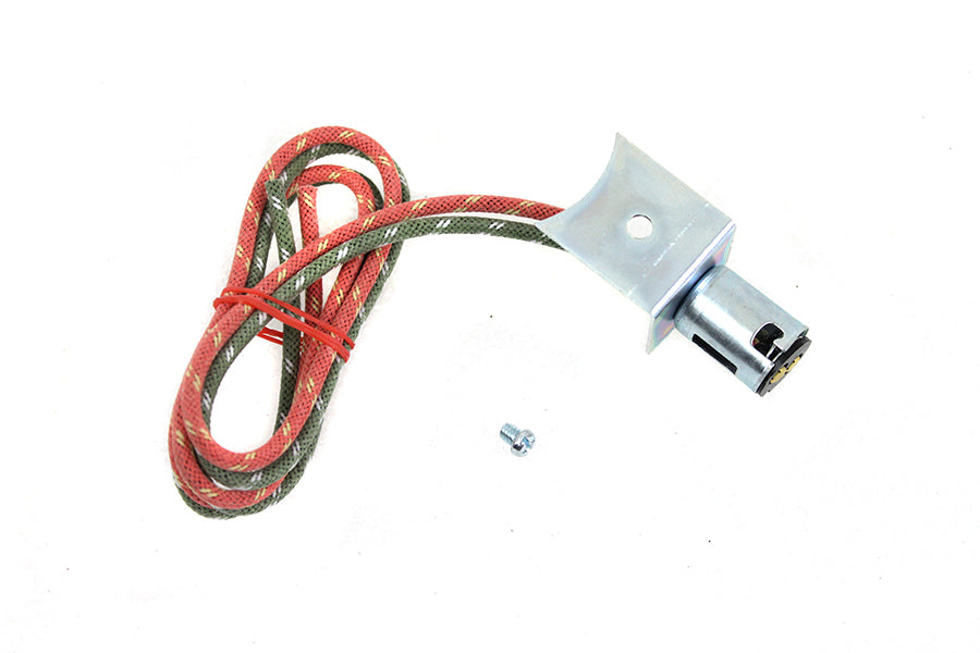 V-Twin Tombstone Tail Lamp Socket and Bracket, model 33-1694