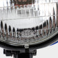 V-Twin 62017AB 5-3/4-Inch Round Headlamp Assembly, Black