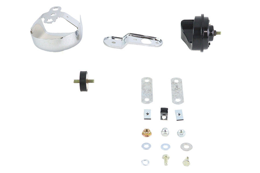 V-Twin 78612 Softail Horn Kit with Chrome Cover