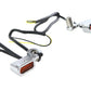 V-Twin 78415A Chrome Handlebar Control LED Turn Signal Set