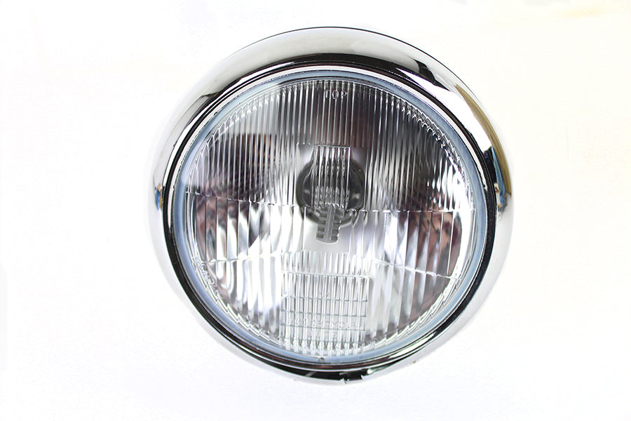 V-Twin 7-inch 6-volt LED headlamp in black, model 33-1768