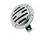 V-Twin 72821 slotted style 12 volt chrome horn for motorcycle electrical systems