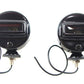 V-Twin Blackout Bullet Lamp Set in flat black, model 33-1795