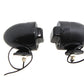 V-Twin Blackout Bullet Lamp Set in flat black, model 33-1795