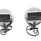 V-Twin Blackout Bullet Lamp Set in chrome, model 33-1797a, motorcycle lighting components