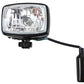 V-Twin 83097B 12 Volt black chopper rectangular headlamp for motorcycle lighting