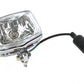 V-Twin 12 volt chopper rectangular headlamp in chrome finish, model 83097