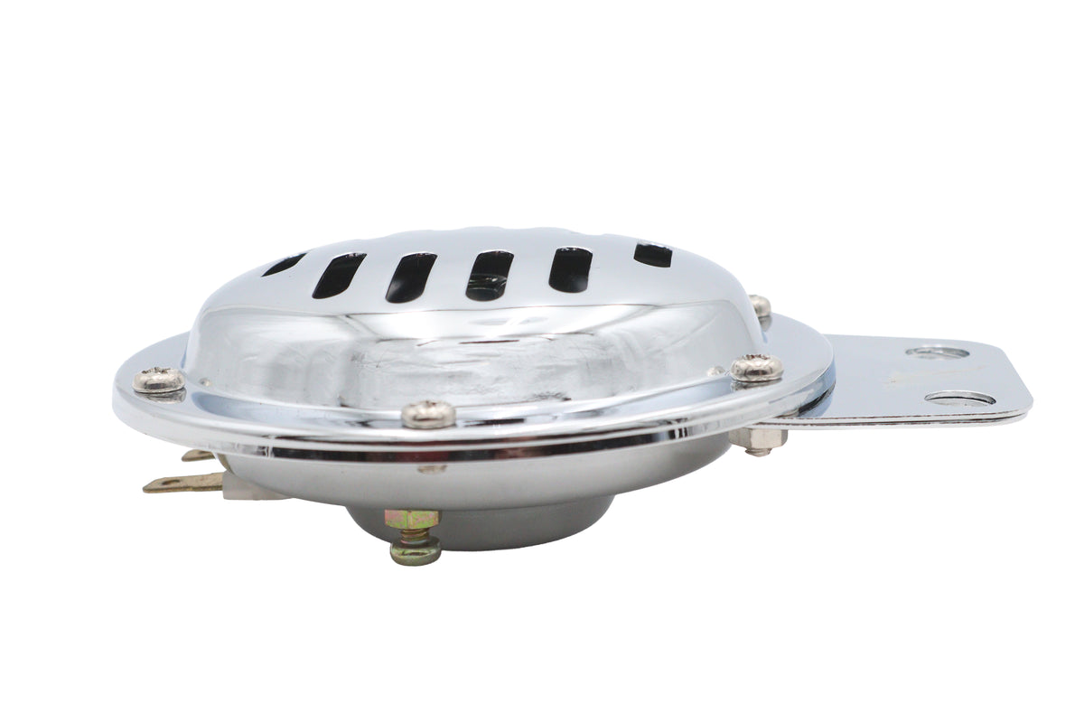 Ultima universal single chrome 6-volt horn electrical component