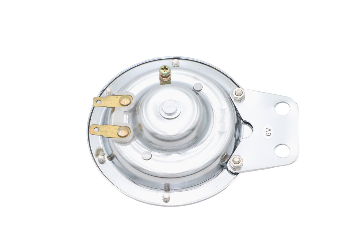 Ultima universal single chrome 6-volt horn for 16-21 vehicles