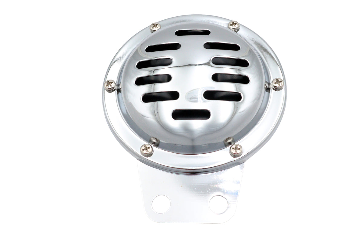 Ultima 16-22 Universal Single Chrome 12 Volt Horn, SKU 33-1843