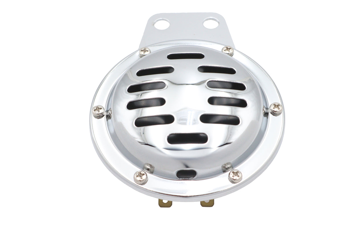 Ultima 16-22 Universal Single Chrome 12 Volt Horn, SKU 33-1843