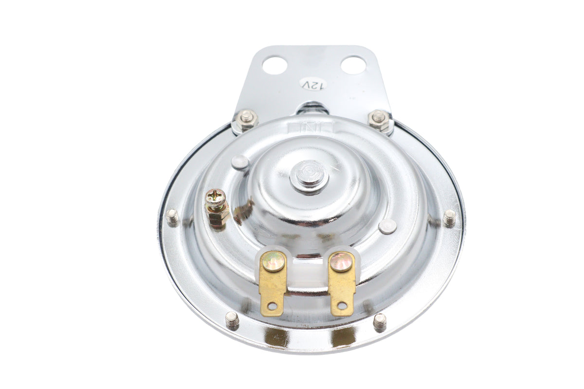 Ultima 16-22 universal single chrome 12-volt horn, SKU 33-1843
