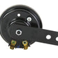V-Twin 64088 12 Volt Mini Horn in black, compact electrical horn component