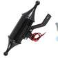V-Twin 33-1887 Finch Pawn Lamp Black Red Lens