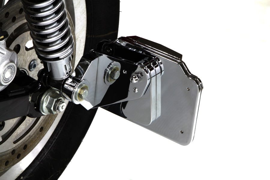 V-Twin 33-1929 side mount tail lamp plate set for motorcycle lighting