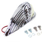 V-Twin Indian face front fender lamp in chrome finish for motorcycle lighting