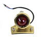 V-Twin Crocker style LED tail lamp housing in brass, model 33-1952