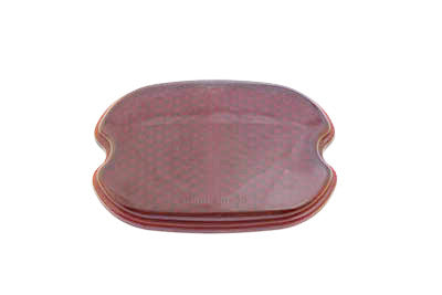 Wyatt Gatling 33-1963 Replica Tail Lamp Lens Glass, Red