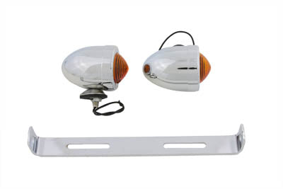 V-Twin 33-2050 bullet marker lamp bracket kit for motorcycle lighting installation