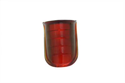 Wyatt Gatling 33-2052 beehive-style tail lamp lens glass in red