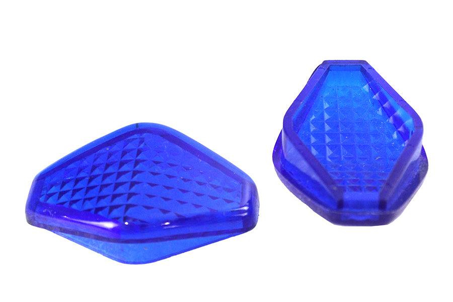 Wyatt Gatling 33-2061 diamond style blue custom lens set for lighting fixture