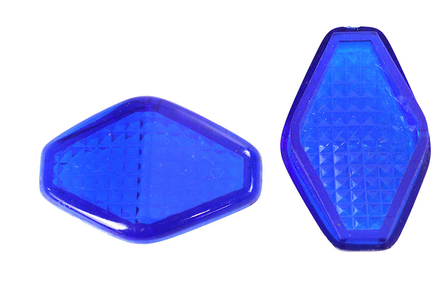 Wyatt Gatling Diamond Style Blue Custom Lens Set for lighting, model 33-2061