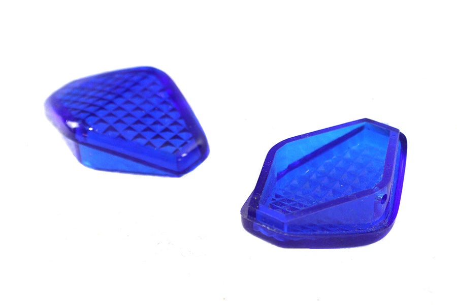 Wyatt Gatling Diamond Style blue custom lens set for lighting, model 33-2061