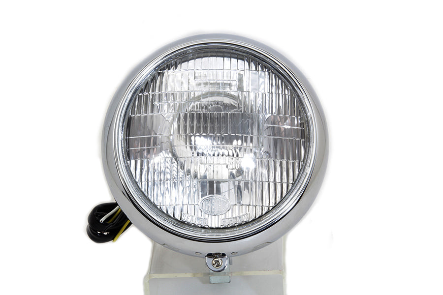 Wyatt Gatling 7-inch chrome headlamp assembly for automotive lighting, model 12171