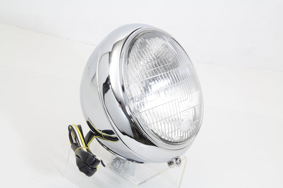 Wyatt Gatling 7-inch chrome headlamp assembly for vehicle lighting