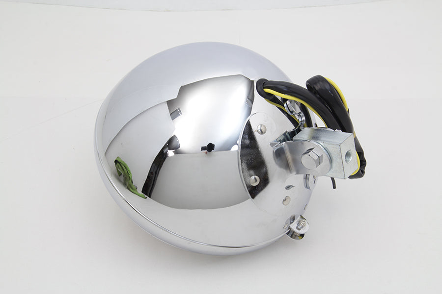 Wyatt Gatling 7-inch chrome headlamp assembly for vehicle lighting