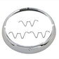 Wyatt Gatling 67712-83A chrome outer headlamp trim rim for motorcycle lighting