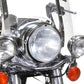 Wyatt Gatling 67712-83A chrome outer headlamp trim rim for motorcycle lighting