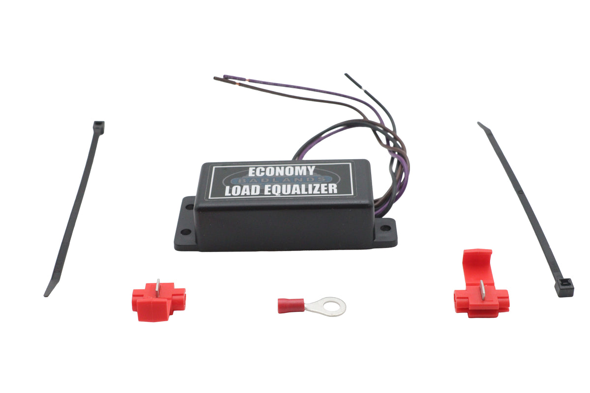 Namz LE-01 Type I turn signal load equalizer, SKU 33-2137, black electronic module with wiring connectors