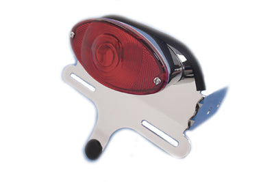 Wyatt Gatling Chrome Cateye Tail Lamp Assembly Kit 33-2199 for motorcycle rear lighting