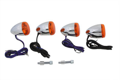 Chris Products 8502 chrome turn signal kit for vehicle lighting, shown in product image