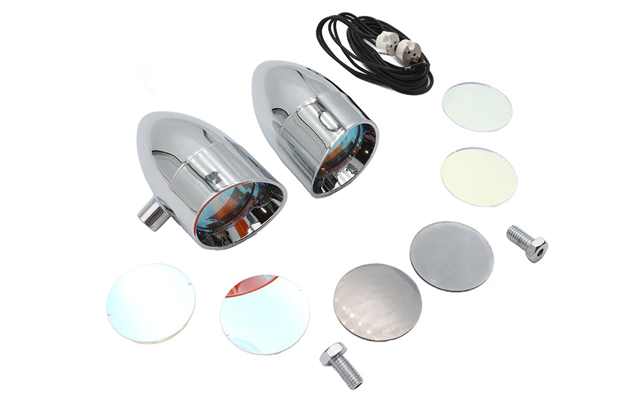 Wyatt Gatling Hyper Marker Lamp Set, large 4-color lighting kit with red, blue, green, and amber lamps