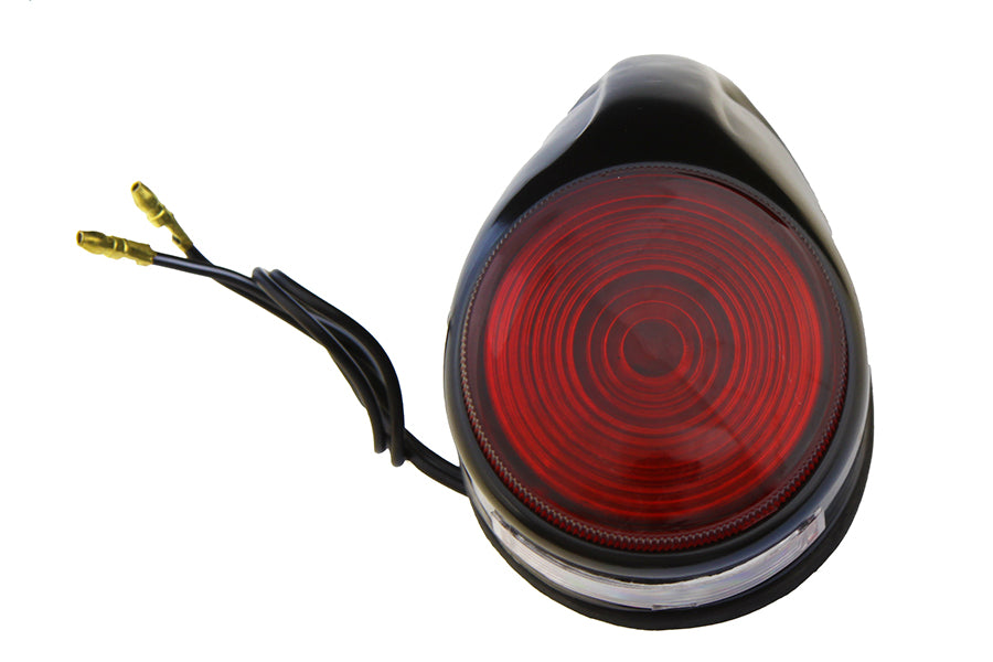 Wyatt Gatling L24-6610 fender mount tail lamp in black housing.