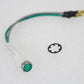 V-Twin 33-2257 green neutral indicator lamp for motorcycle dash and gauge panels