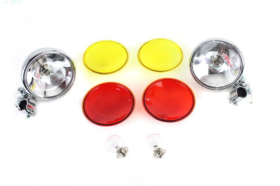 V-Twin 33-2261 spring fork spotlamp kit for motorcycle lighting setup