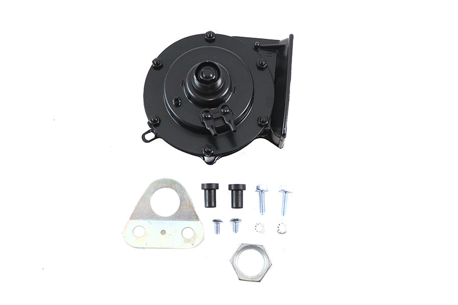 V-Twin FXR Black Horn Kit 33-2270 electrical horn assembly