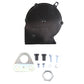 V-Twin FXR black horn kit, model 33-2270, electrical motorcycle horn assembly