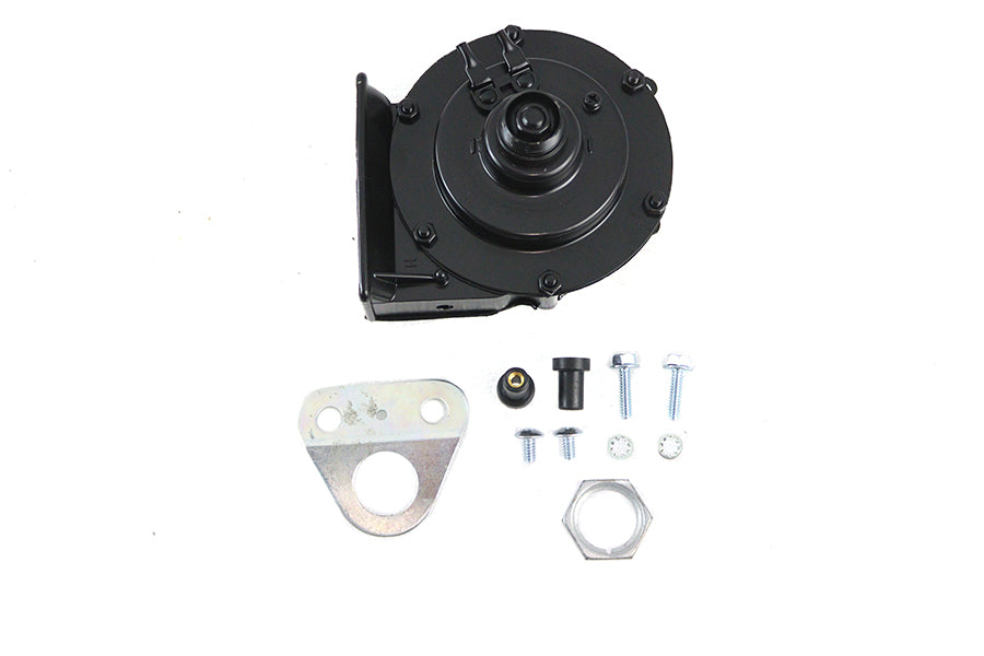V-Twin 33-2270 FXR black horn kit for motorcycle electrical systems