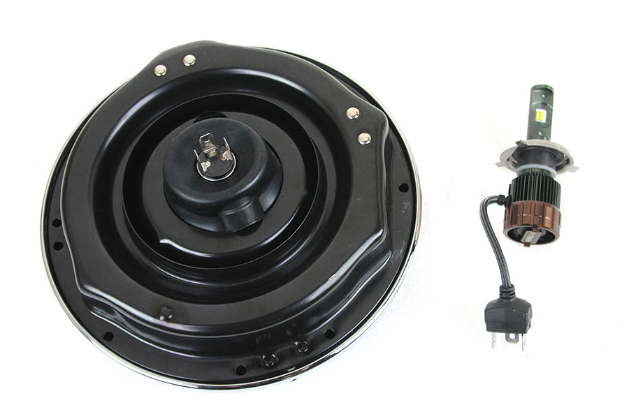 V-Twin 7-inch LED H-4 headlamp unit for 1960-1969 Harley-Davidson FL motorcycles